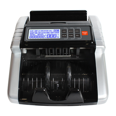 Al-1000 Money Counter Machine with Value Count, Dollar, Euro UV/MG/IR/DD/DBL/HLF/CHN Counterfeit Detection Bill Counter